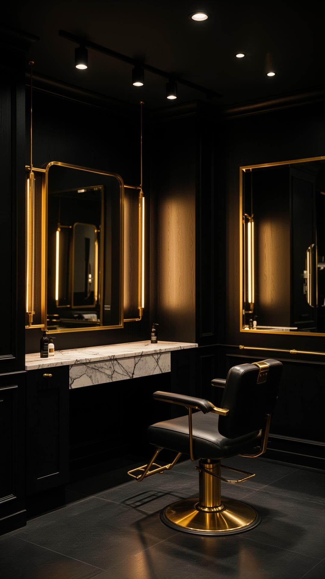 Luxury salon chair